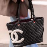 Chanel Cambon Line Medium Tote Bag In Black 28cm - Image 11