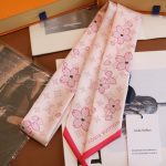 Louis Vuitton X Takashi Murakami Monogram Cherry Blossom Bandeau Bb In Rose 120cm M94969 - Image 6