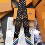 Louis Vuitton X Takashi Murakami Monogram Multicolor Bb Bandeau In Black 120cm M96086 - Image 3