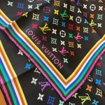 Louis Vuitton X Murakami Monogram Multicolor Black 90Cm M96095 - Image 5
