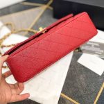 Chanel Medium Classic Flap Bag Dark Red Caviar 26Cm - Image 6
