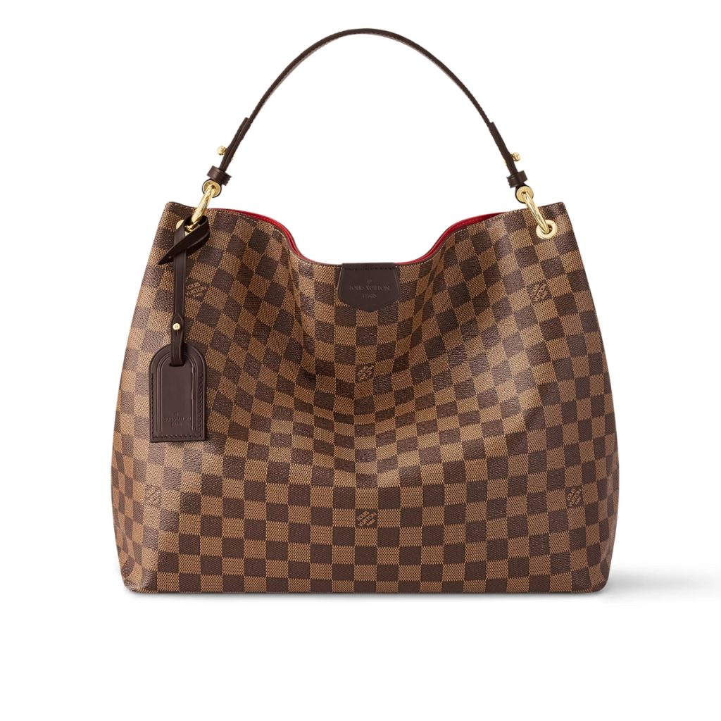 Louis Vuitton Graceful MM Damier Ebene Canvas Hobo Bag Brown 41cm N44045 - Image 2