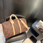 Louis Vuitton X Takashi Murakami Keepall Bandoulière 45 Monogram Brown M13764 - Image 4