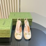 Gucci Women's Horsebit Pump With Crystals White 795984 Bnc00 9540 - Image 3