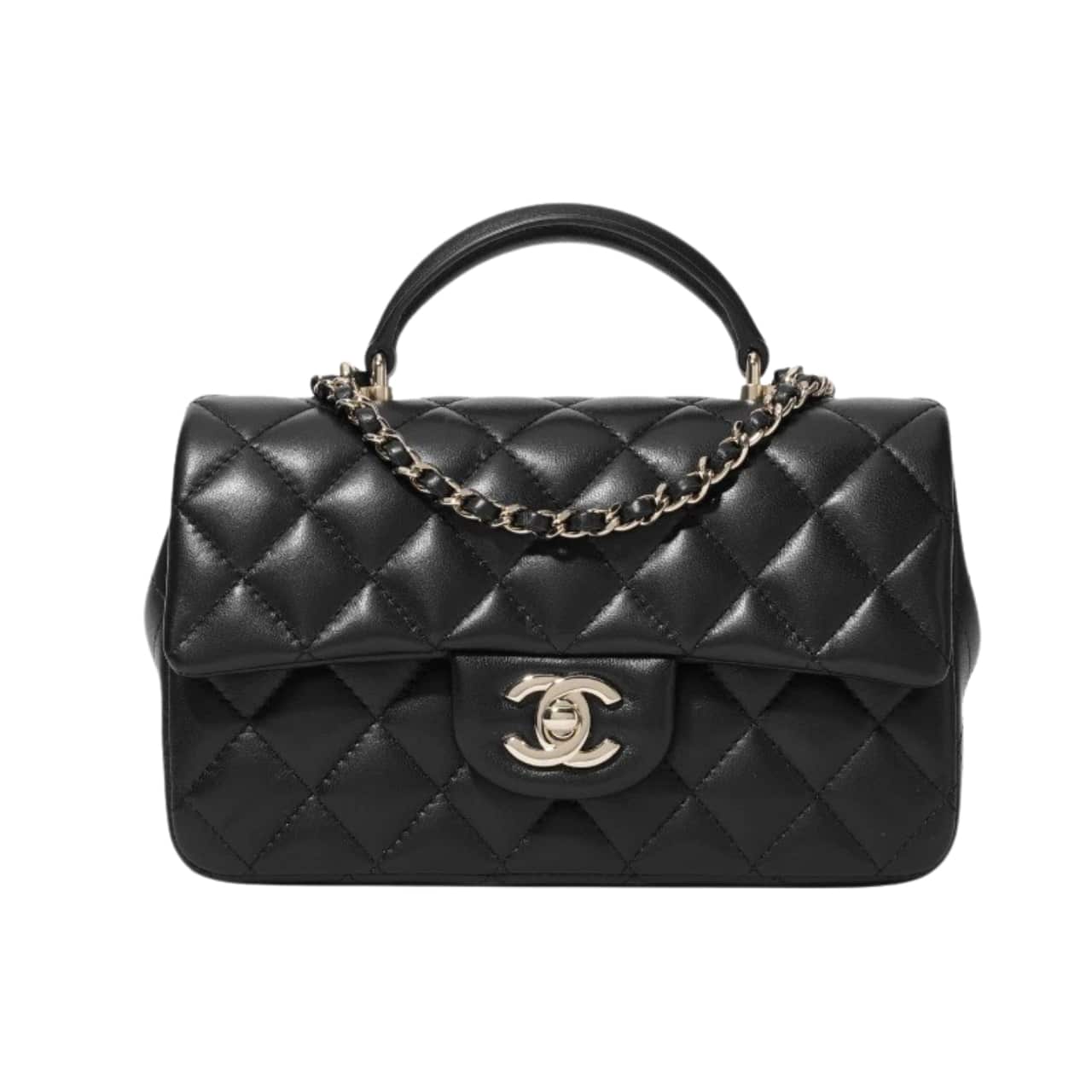 46-5.jpg Chanel Mini Flap Bag Black 20cm - Image 1