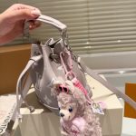 Louis Vuitton Nano Noé Brume Gray And White Quartz 16cm M14224 - Image 4