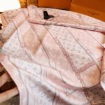 Louis Vuitton Lv Monogram Confidential Square Scarf Pink 90cm - Image 4