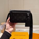 Louis Vuitton Bosphore Wearable Wallet Monogram Eclipse Canvas Black 19Cm M12599 - Image 4