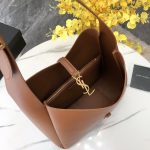 Saint Laurent Le 5 À 7 Supple Large In Grained Leather Brown 31Cm 713938Aaauq2536 - Image 6