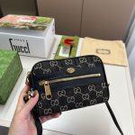 Gucci Mini Ophidia GG Denim Jacquard Black And Ivory 17cm - Image 3