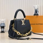 Louis Vuitton Capucines BB Bag Black 27cm - Image 4