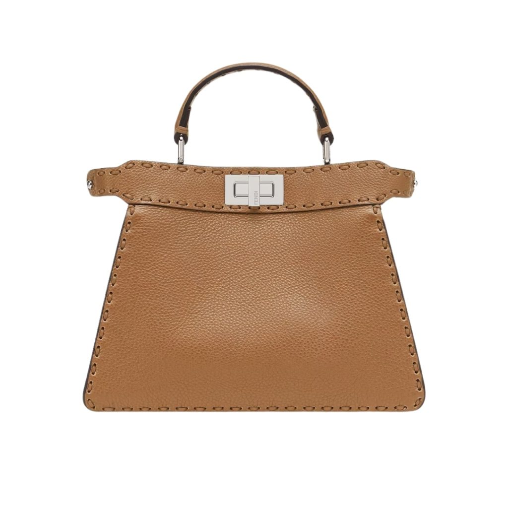 Fendi Peekaboo Iseeu Petite Selleria Bag Brown 27Cm 8Bn335Arbbf0Emr - Image 2