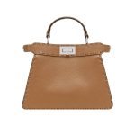 Fendi Peekaboo Iseeu Petite Selleria Bag Brown 27Cm 8Bn335Arbbf0Emr
