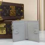 Louis Vuitton Lisa Wallet Bicolor Monogram Brume Gray 11Cm M13797 - Image 6