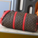 Louis Vuitton Keepall Bandoulière 45 Sari Red 50cm M13808 - Image 6