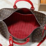 Louis Vuitton Keepall Bandoulière 45 Sari Red 50cm M13808 - Image 7
