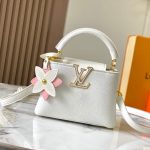 Louis Vuitton Capucines Mini Bag Snow White 21Cm M21416 - Image 3
