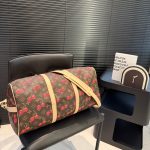 Louis Vuitton X Takashi Murakami Keepall Bandoulière 45 Monogram Brown M13764 - Image 7