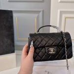 Chanel Mini Flap Bag Black 20cm - Image 3