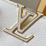 Louis Vuitton Capucines Mini Bag Snow White 21Cm M21416 - Image 7