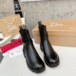 Christian Louboutin CL Chelsea Booty Lug Black 1230304BK01 - Image 6