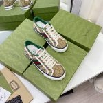 Gucci Tennis 1977 Sneaker Beige Abony 606111 Hvk20 9766 - Image 5