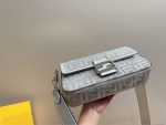 Fendi Baguette Silver Crystal Trim 25Cm - Image 7