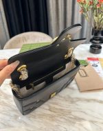 GUCCI GG MARMONT SHOULDER BAG BLACK 23CM 443497 AACPG 1000 - Image 3