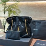 Saint Laurent Jamie 4 3 Shopping In Black 34Cm 809824Aab321000 - Image 3