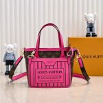 Louis Vuitton Neverfull Bandoulière Inside Out BB Monogram Rose 20Cm M12106 - Image 6
