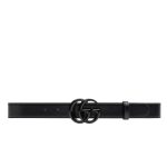 Gucci Gg Marmont Thin Belt Black Leather 414516 18Yxv 1000 - Image 8
