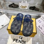 Fendi Feel Ff Mules Denim Blue 8r8448akzpf1pz7 - Image 10