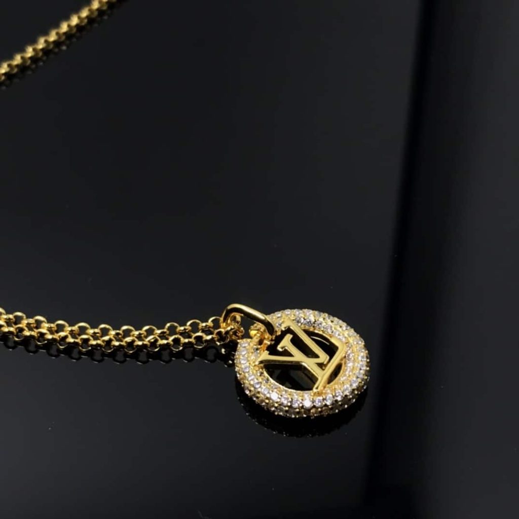 Louis Vuitton Louise By Night Necklace Gold M00759 - Image 4
