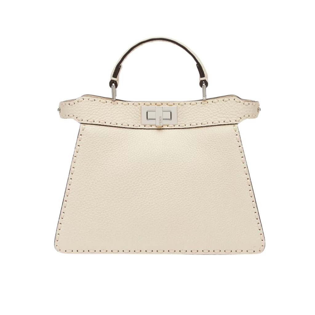 Fendi Peekaboo Iseeu Petite Selleria Bag Beige 27Cm 8Bn335Arbbf0Mu3 - Image 2