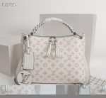 Louis Vuitton Beaubourg Hobo MM Mahina Perforated Leather Shoulder Bag White 32cm M58482 - Image 3