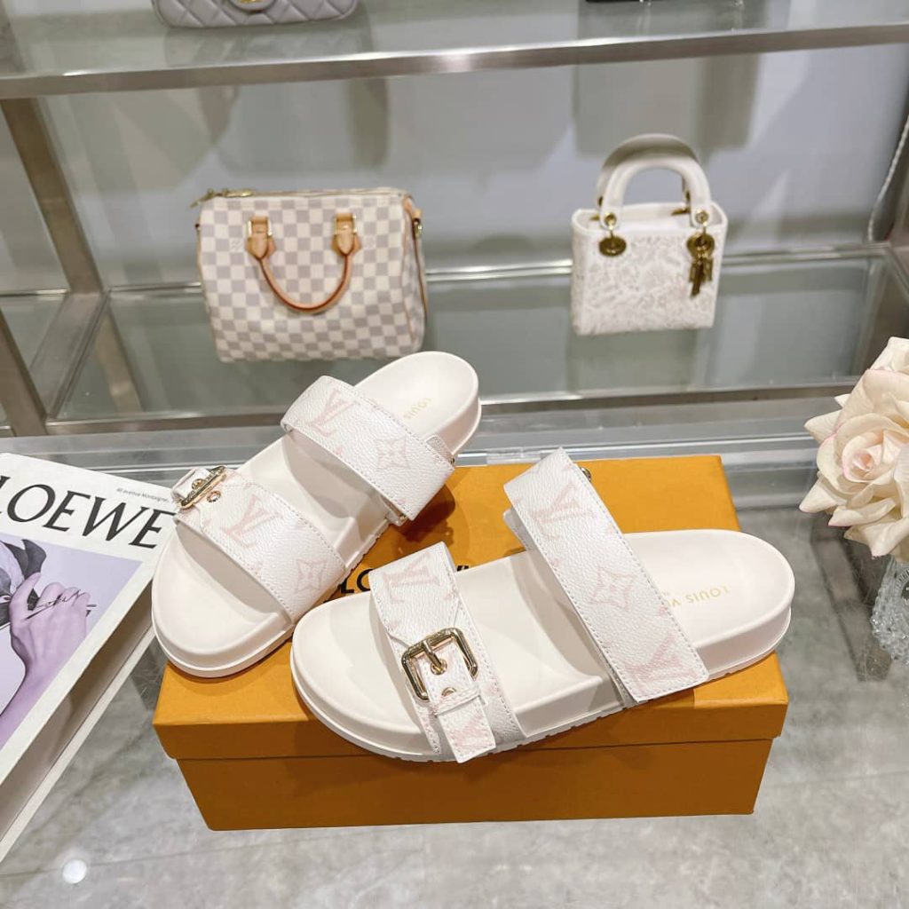 Louis Vuitton Bom Dia Flat Comfort Mule Dune Beige 1Ahmt7 - Image 5