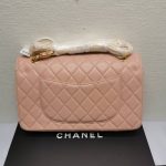 Chanel Classic Medium Flap Bag With Gold Hardware Pink 25Cm - Image 5