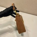 Prada Re Edition Mini Suede Bag Dark Brown 28Cm 1Bc204 2C4S F0324 V Qoo - Image 6