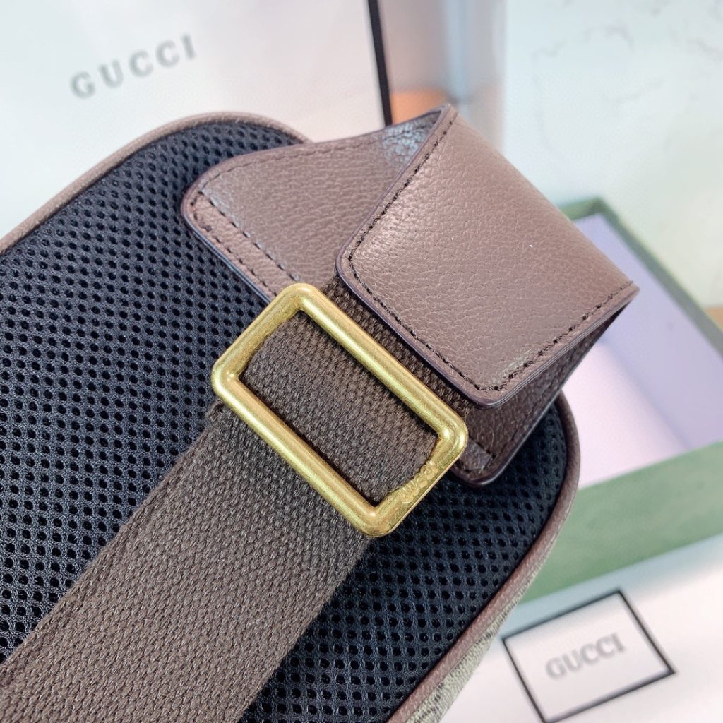 Gucci Ophidia GG Supreme Belt Bag Brown 24cm 574796 97SIT 8747 - Image 8