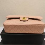 Chanel Classic Medium Flap Bag With Gold Hardware Pink 25Cm - Image 7