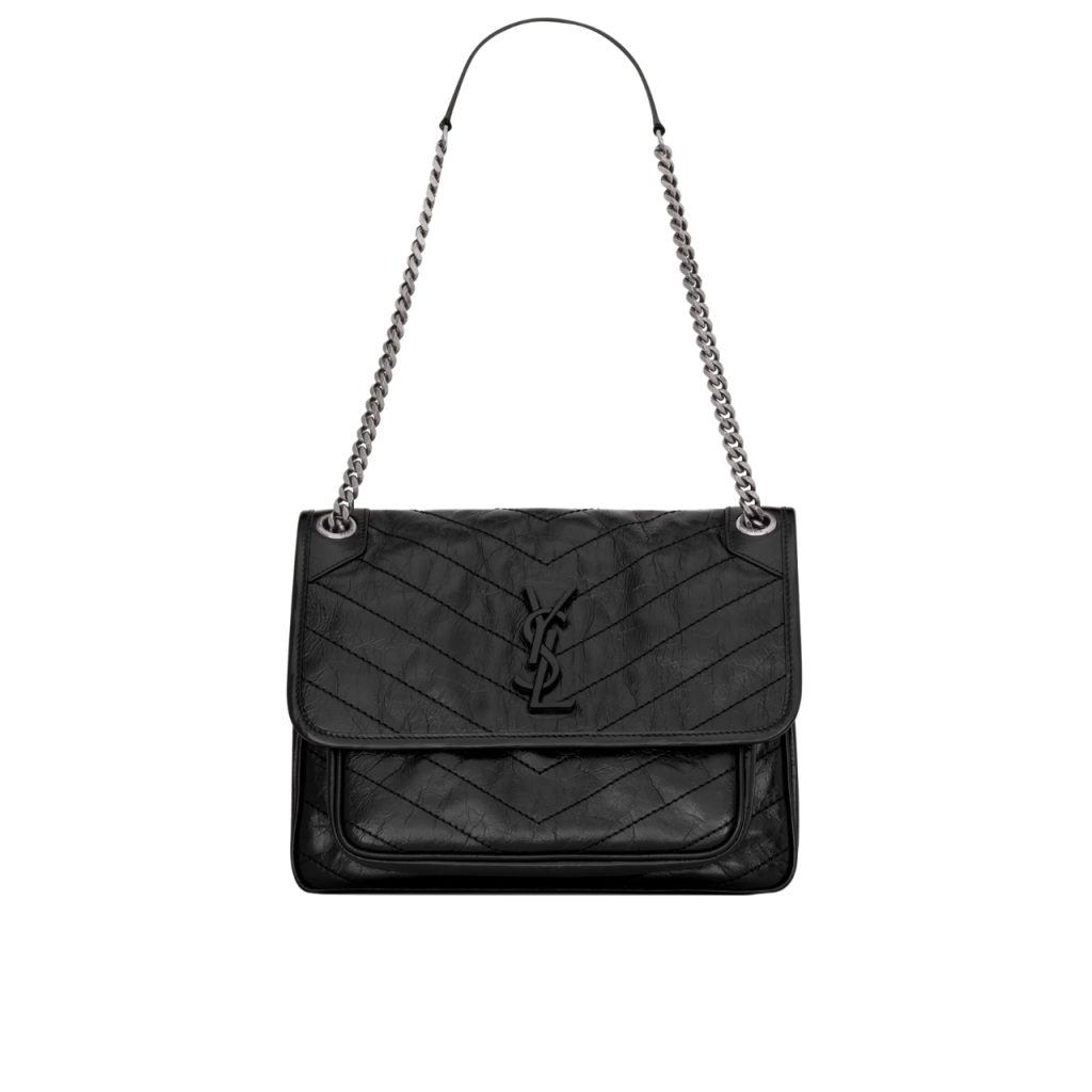 Saint Laurent Niki Medium In Vintage Leather Black 28Cm 6331580En041000 - Image 2
