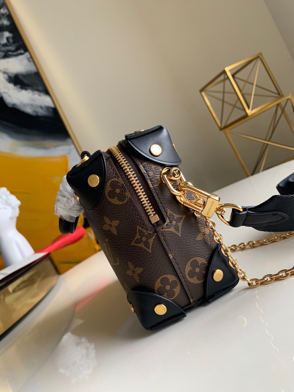 Louis Vuitton Monogram Petite Malle Souple 20Cm M45571 - Image 5