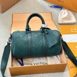 Louis Vuitton Keepall Bandoulière 25 Dark Green 25Cm M24432 - Image 3