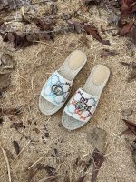 Gucci Women's GG Multicolor Slip On Espadrille Slide Sandals 678037 UFT70 8470 - Image 8