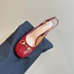 Gucci Women's Horsebit Pump With Crystals Red - Image 8