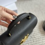 Celine Medium Nino Bag In Supple Calfskin Black 20Cm 117523Fxk 38No - Image 4