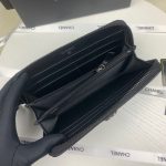 Chanel Boy Long Zipped Wallet Silver Hardware Black 19Cm - Image 5