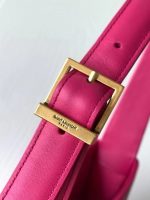 Saint Laurent Le 5 À 7 Hobo Bag In Smooth Leather Pink 25Cm - Image 4