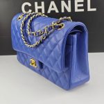 Chanel Classic Medium Flap Navy Blue 25cm - Image 4
