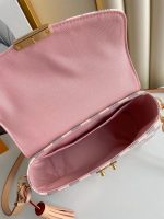 Louis Vuitton Croisette Damier Azur Canvas Top Handle Bag White 25cm N41581 - Image 11